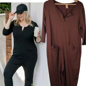 Smash And Tess Brown Jumpsuit monday Romper M
